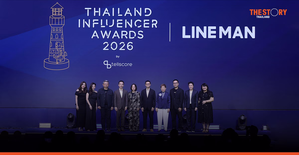 Tellscore x LINE MAN จัด Thailand Influencer Awards 2026 ชู 'ครีเอเตอร์' กลไกหลักดัน Content-to-Commerce