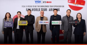 วีซ่า ผนึก 4 พันธมิตรการเงิน-ค้าปลีก จัดแคมเปญลุ้นบัตรคอนเสิร์ต BTS IN BANGKOK