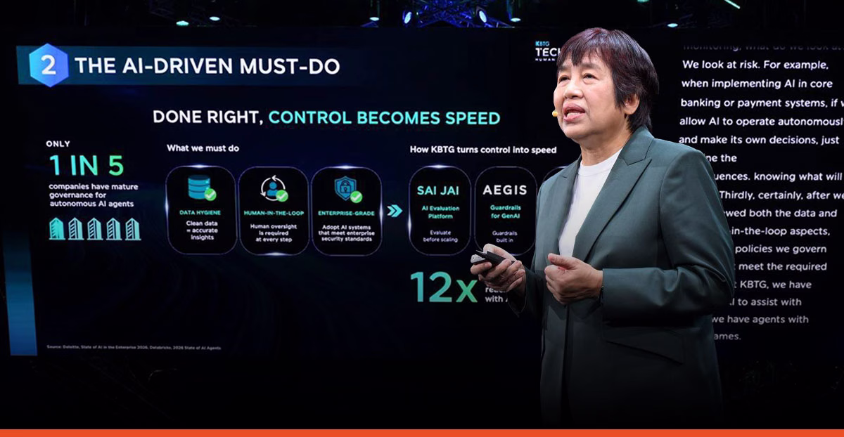 วรนุช KBTG ชี้ AI ก้าวสู่ Digital Workforce มนุษย์ต้องเป็น ‘Master of AI’