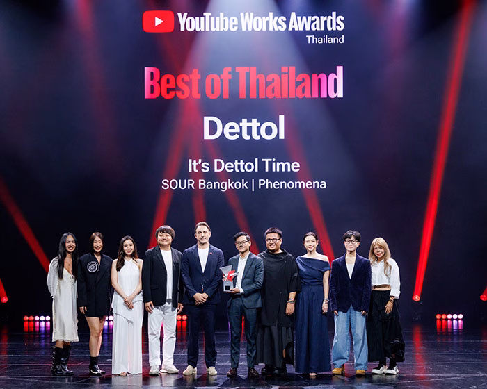 เดทตอลคว้า Best of Thailand นำทัพผู้ชนะ YouTube Works Awards