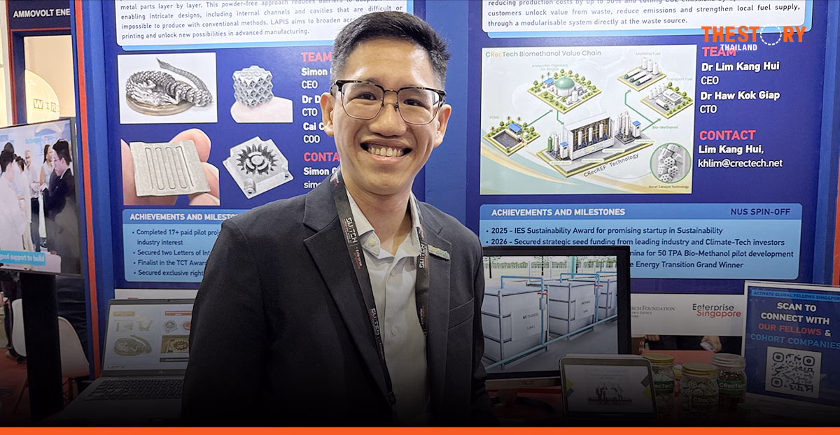 CRecTech เปลี่ยนก๊าซจากน้ำเสียโรงงานปาล์มเป็นไบโอเมทานอล รุกตลาดอินโดนีเซีย